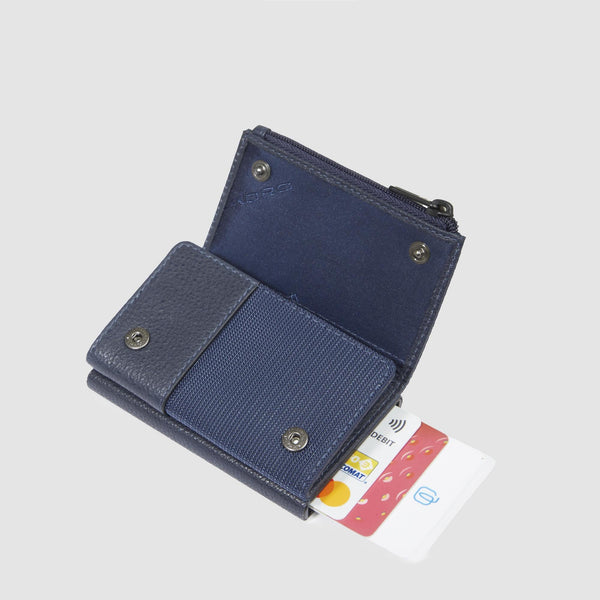 Pop-up wallet with money pocket