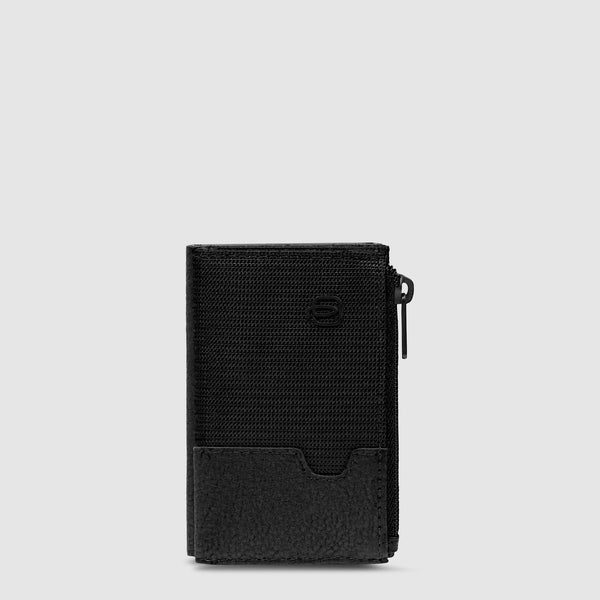 Portefeuille compact pop-up avec porte-monnaie