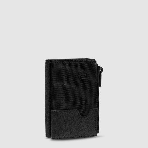 Portefeuille compact pop-up avec porte-monnaie
