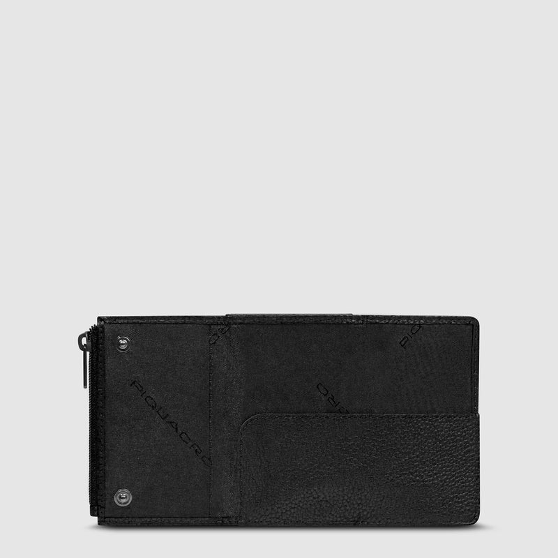 Portefeuille compact pop-up avec porte-monnaie