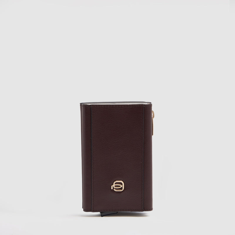 Portefeuille compact pop-up femme