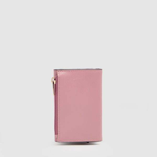 Compact Women's Wallet with Pop-Up Card Holder - 2