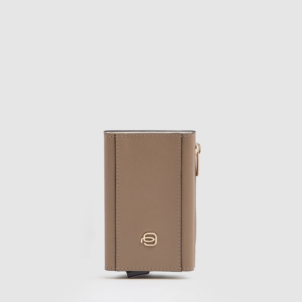 Compact Women's Wallet with Pop-Up Card Holder - 1