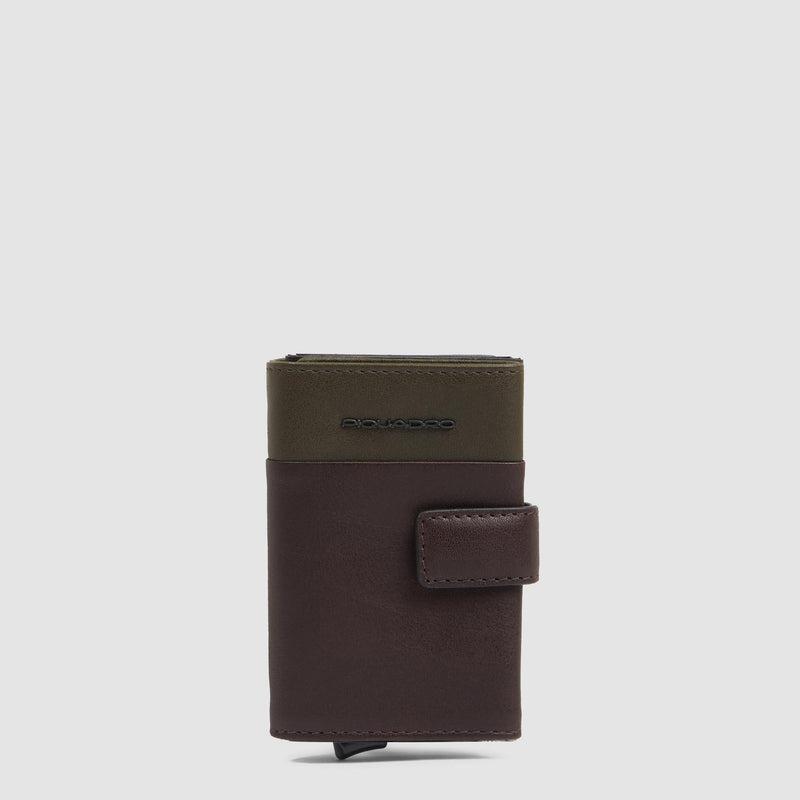 Portacarte uomo automatico
