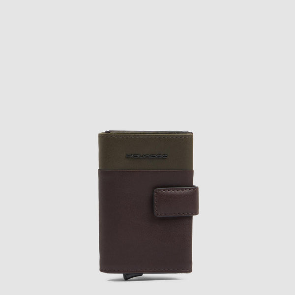 Portacarte uomo automatico