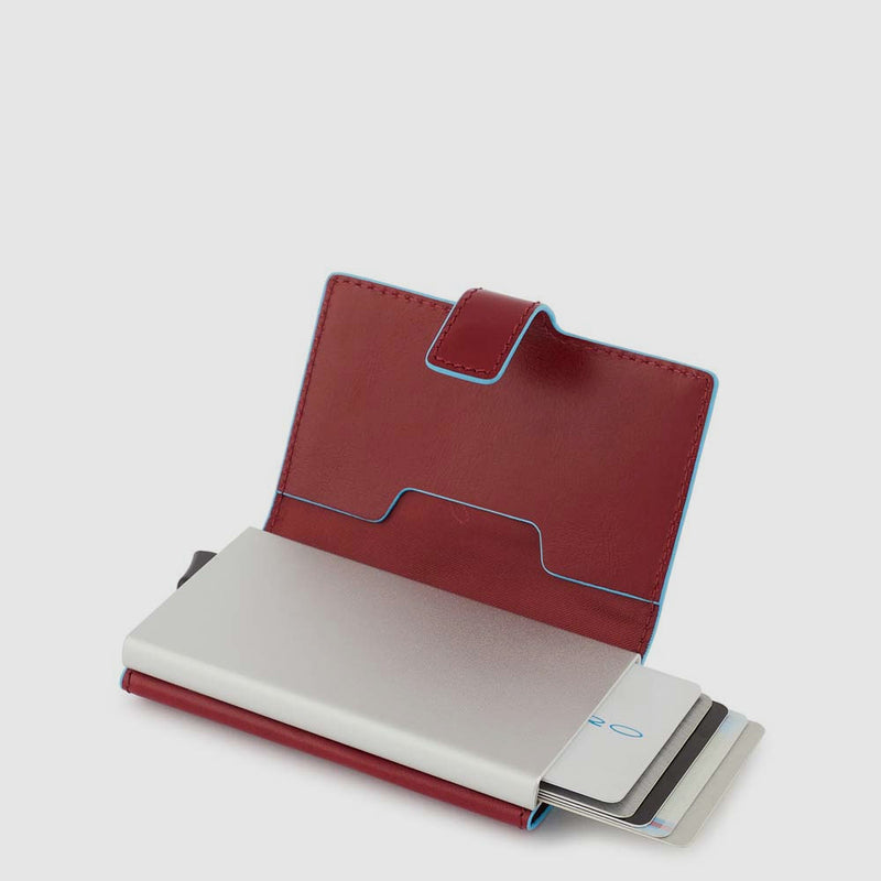 Credit card holder case in metal