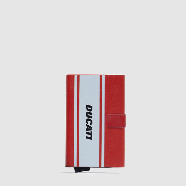 Portacarte uomo automatico "Piquadro x Ducati" 