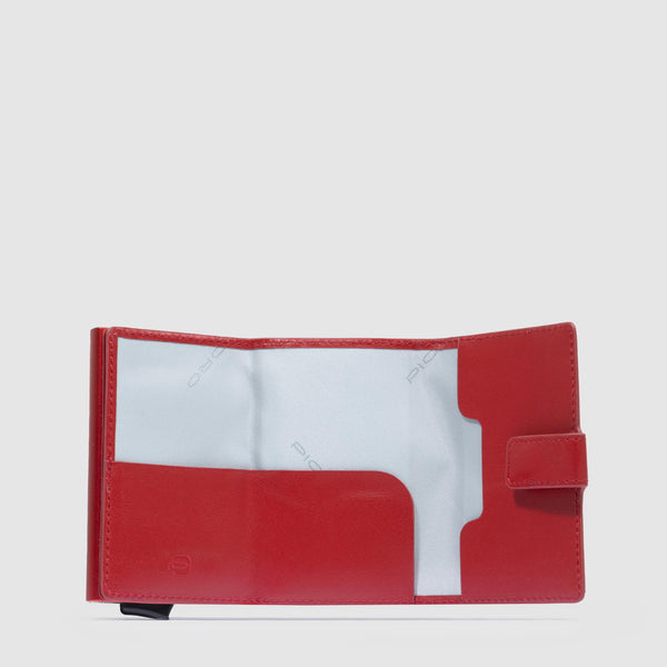 Portacarte uomo automatico "Piquadro x Ducati" 
