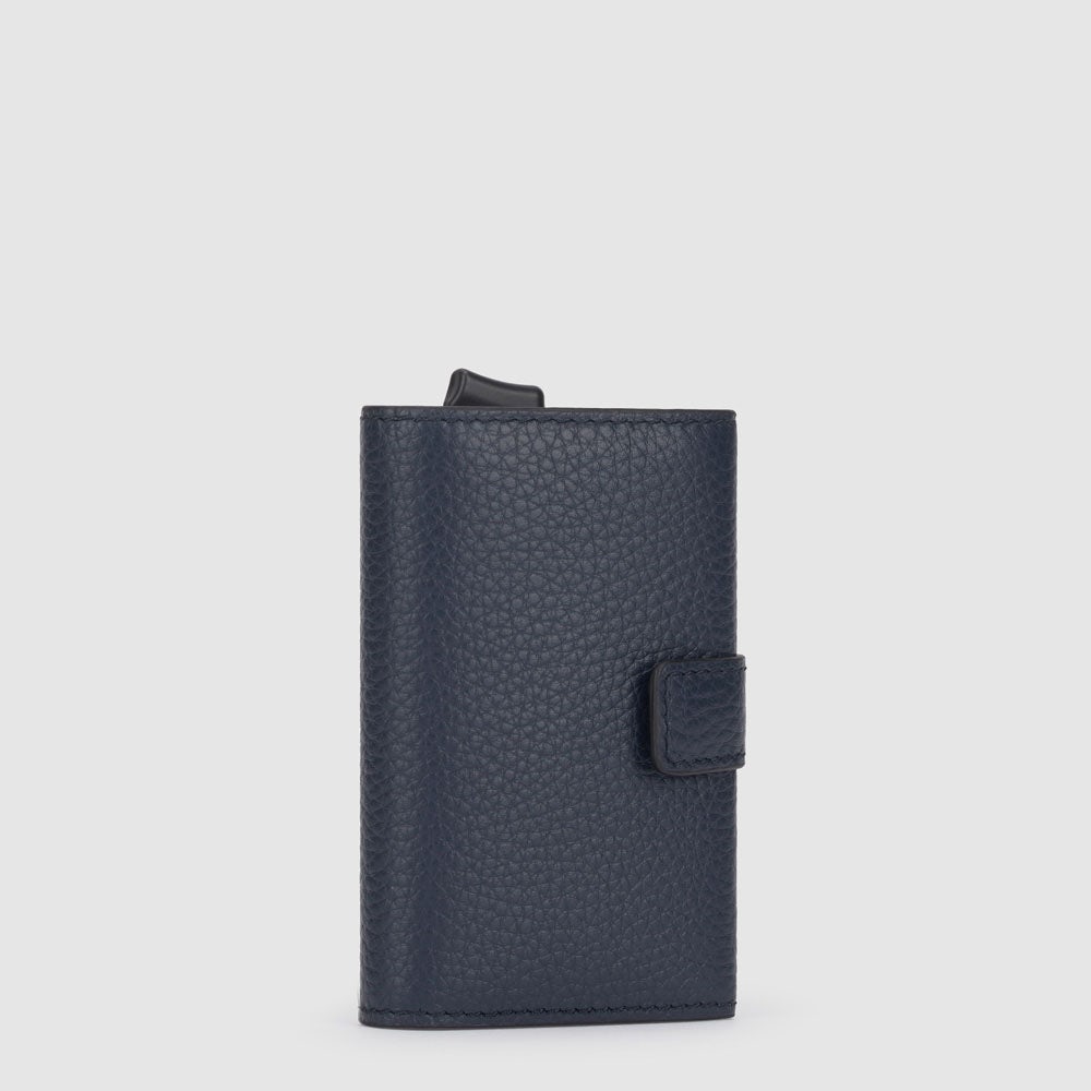 Piquadro - Porta carte di credito con sliding system PP4825B3R/N Piquadro - Porta carte di credito con sliding system PP4825B3R/N