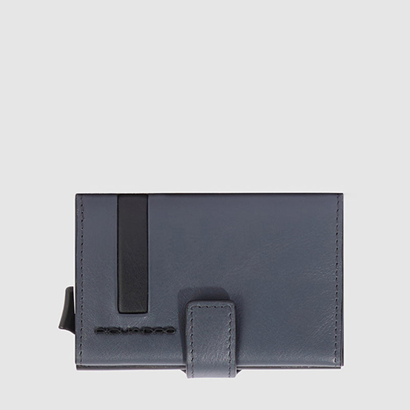 Credit card holder case in metal