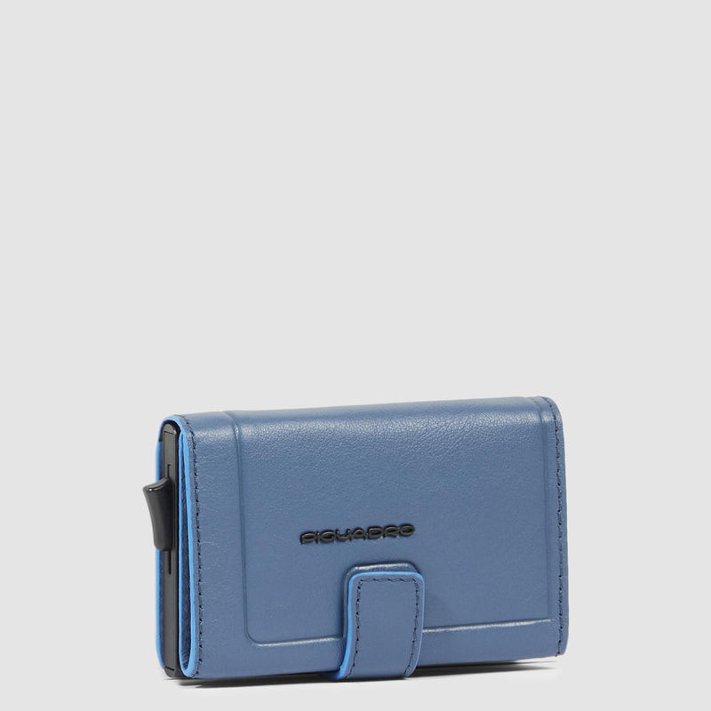 Portacarte uomo automatico