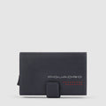 Pop-up Metal and Leather Card Holder with RFID