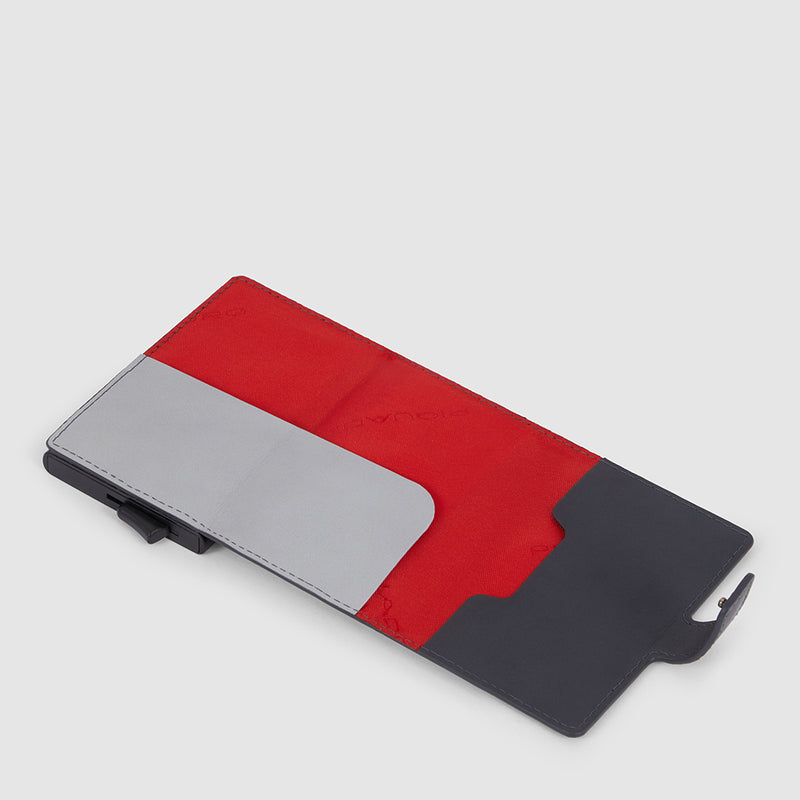 Credit card holder case in metal