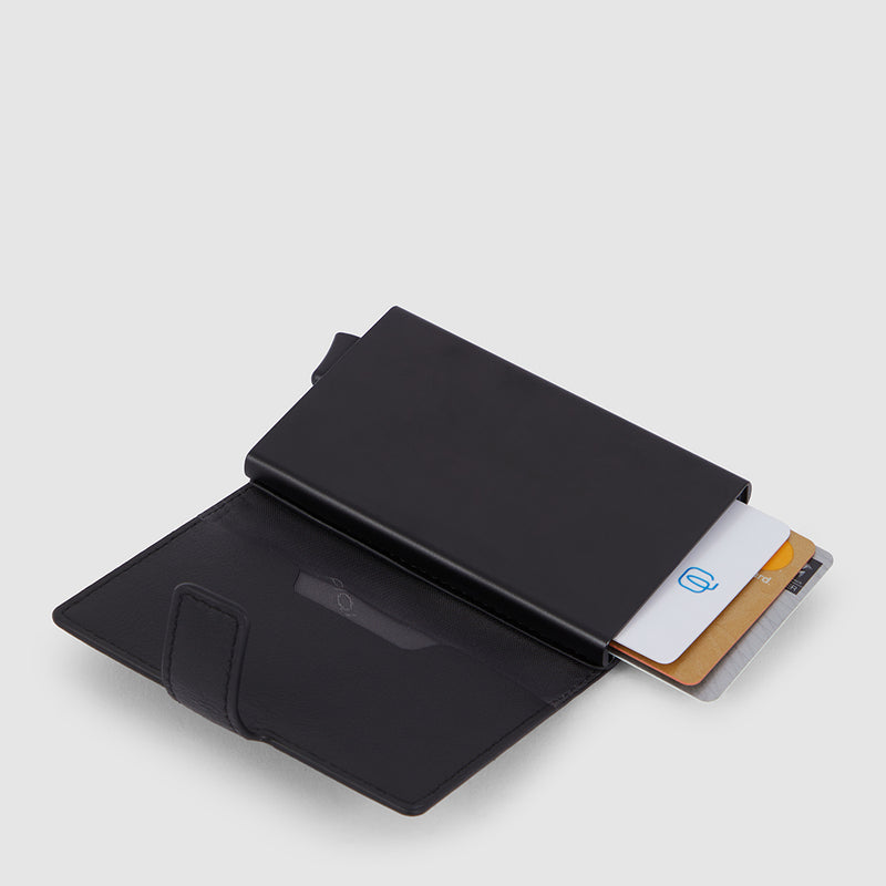 Credit card holder case in metal