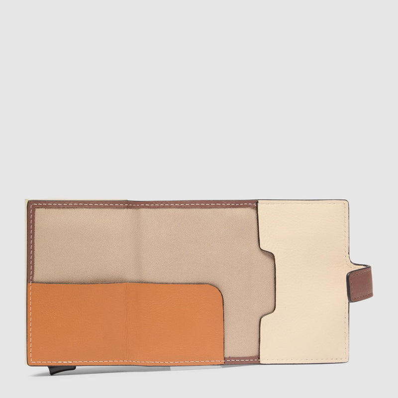 Portacarte donna automatico