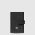 Pop-up Card Holder in Leather with RFID Protection