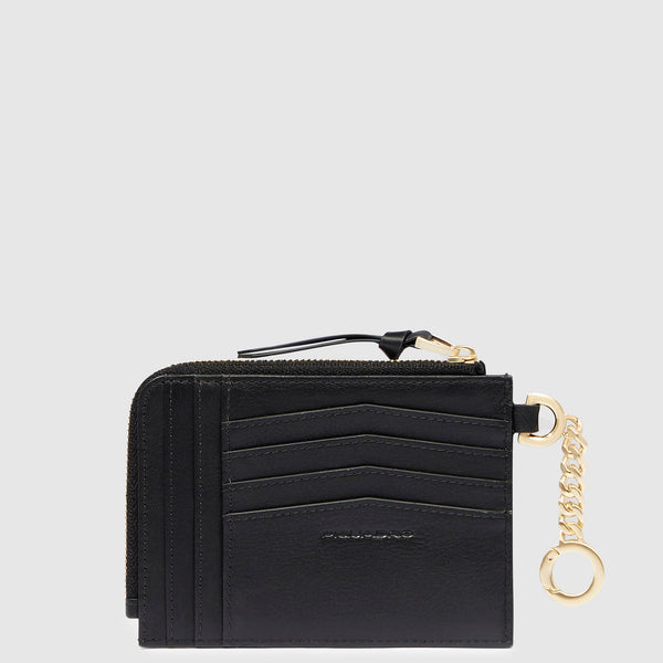 Women's coin pouch with key chain