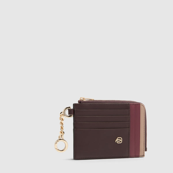 Women's Leather Card Holder, 8 Slots & RFID Protection - 2