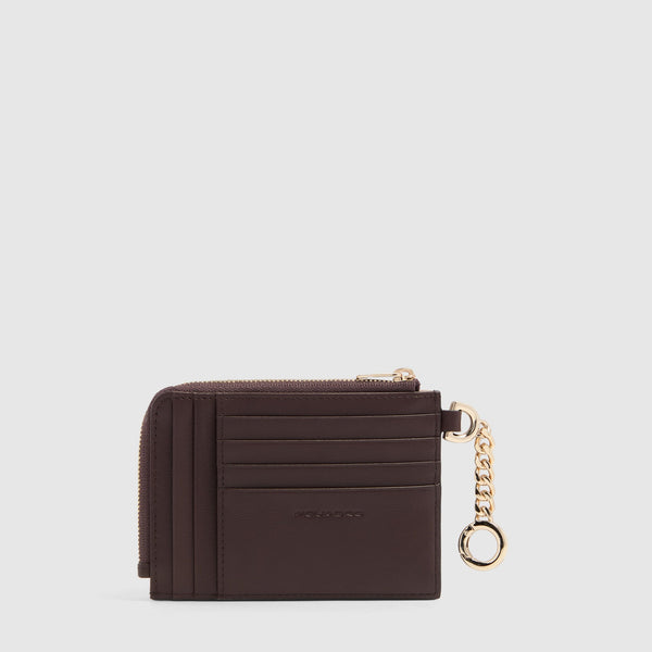 Women's Leather Card Holder, 8 Slots & RFID Protection - 3
