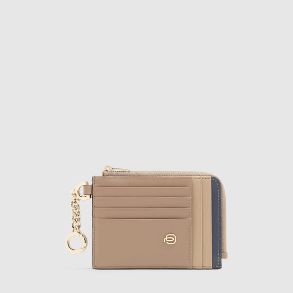 Women's Leather Card Holder, 8 Slots & RFID Protection - 1