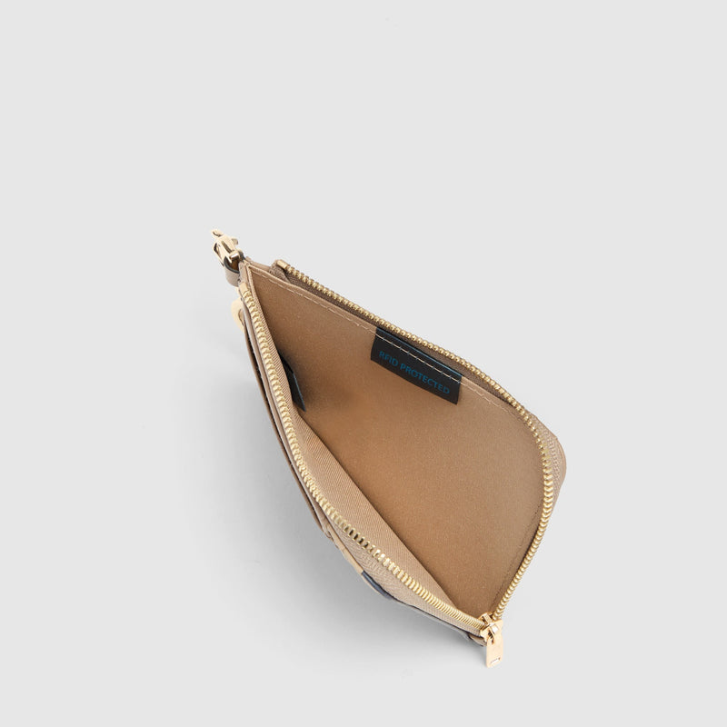 Women's Leather Card Holder, 8 Slots & RFID Protection