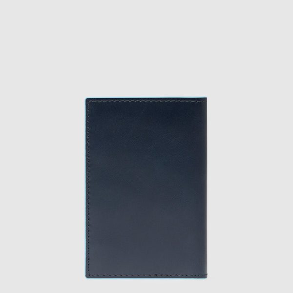 Men's slim bifold credit card wallet, vertical