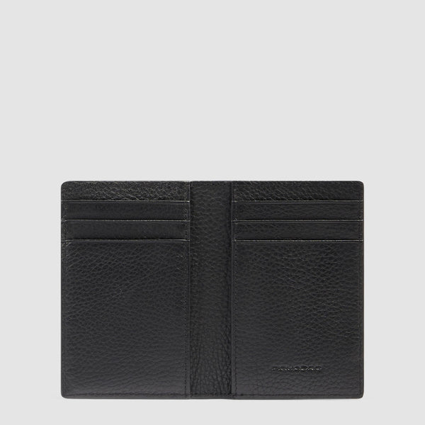 Vertical men's card holder