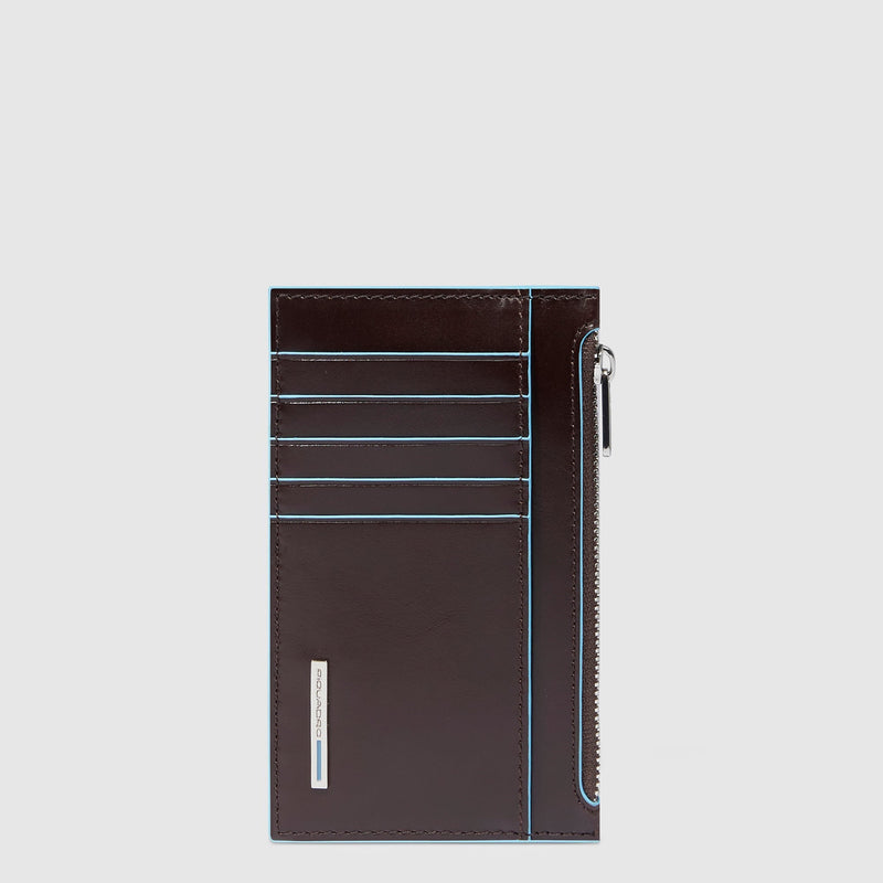 Men's slim credit card wallet with money pocket - 5