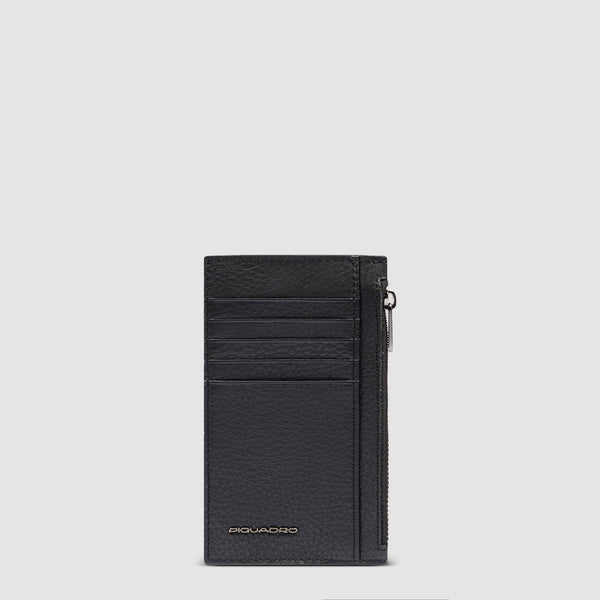 Tarjetero hombre vertical con monedero