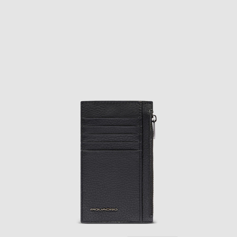 Tarjetero hombre vertical con monedero