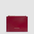 Slim Leather Coin Pouch with 4 Card Slots & RFID