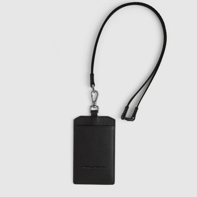 Porta Badge in pelle