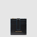 9-Card Leather Card Holder with Zipped Coin Pocket