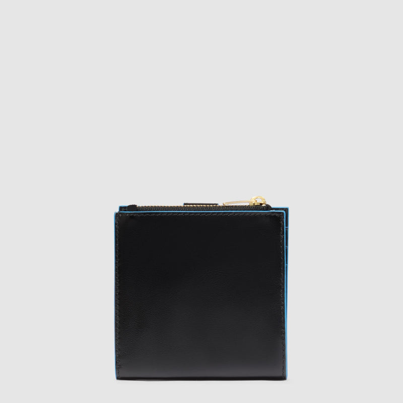 Women's cardholder with zipped money pocket