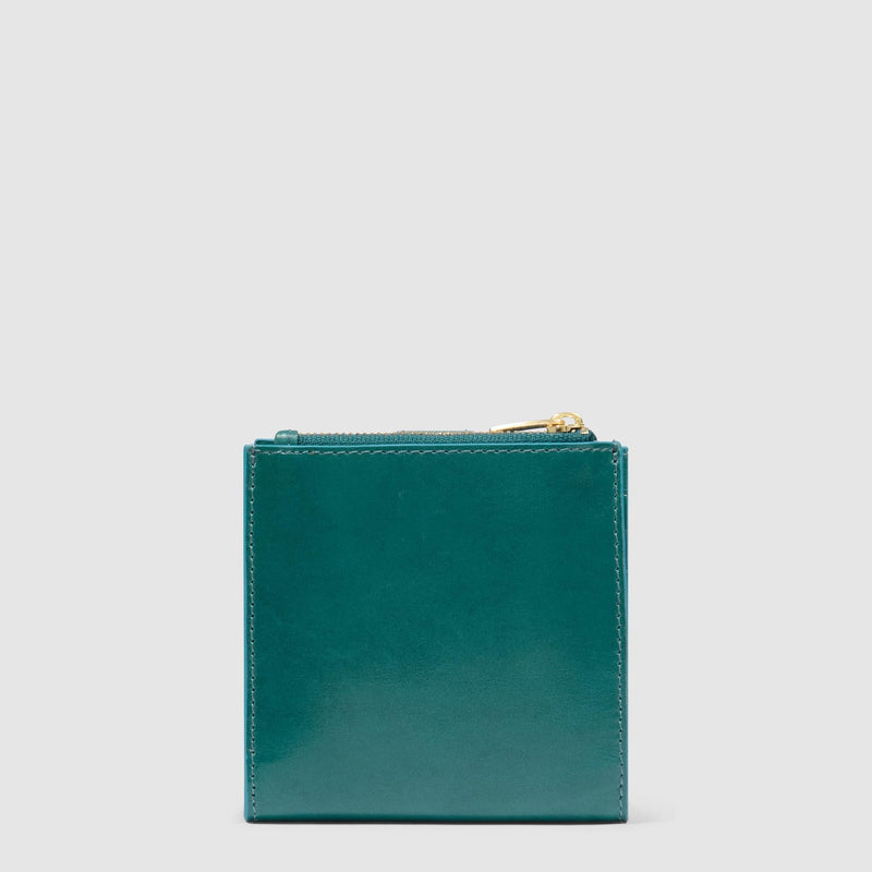 Women's cardholder with zipped money pocket