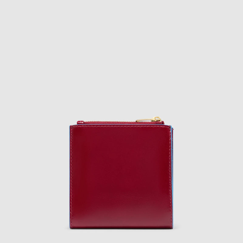Women's cardholder with zipped money pocket