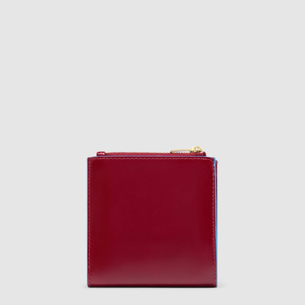 Women's cardholder with zipped money pocket