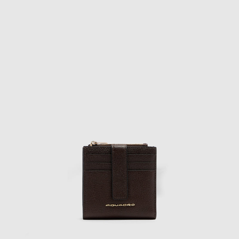 Women's Leather Cardholder, 9 Card Slots, RFID Protection