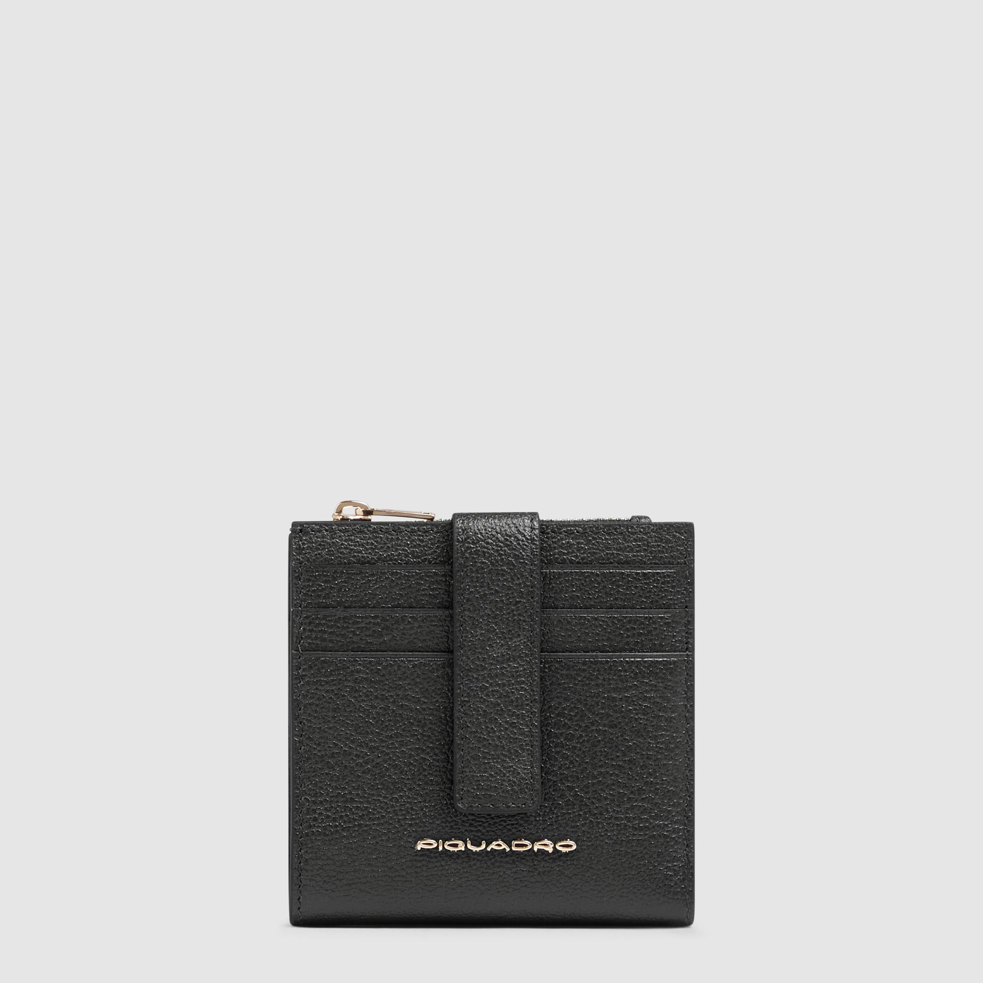 Piquadro PIQUADRO BLACK SQUARE KREDITKARTENETUI LEDER 14,5 CM - Étui