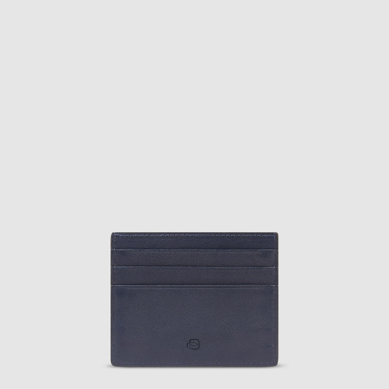 Leather men's slim credit card holder