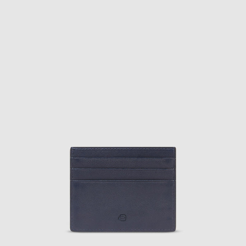 Leather men's slim credit card holder