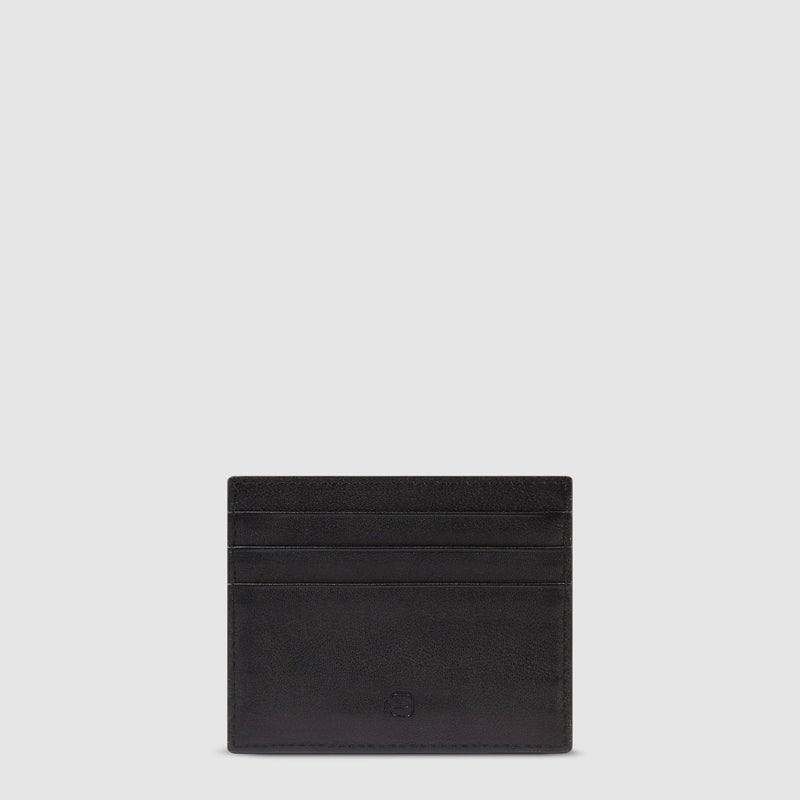 Leather men's slim credit card holder