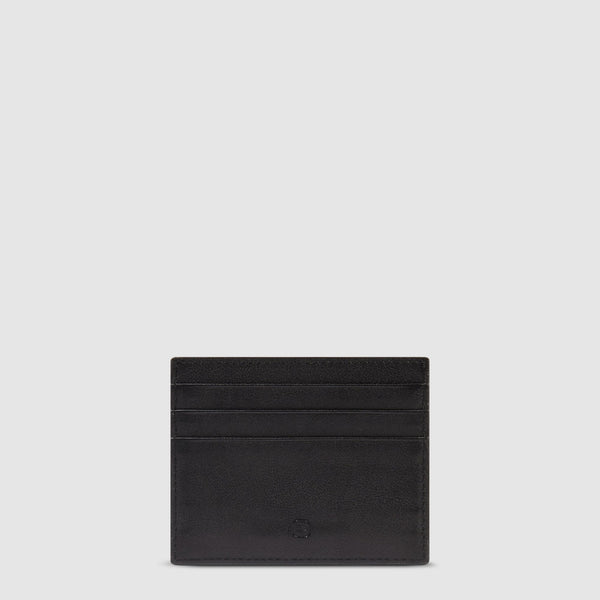 Leather men's slim credit card holder