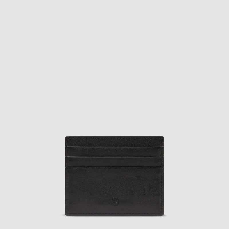 Leather men's slim credit card holder