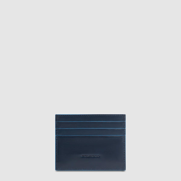 Leather men's slim credit card holder