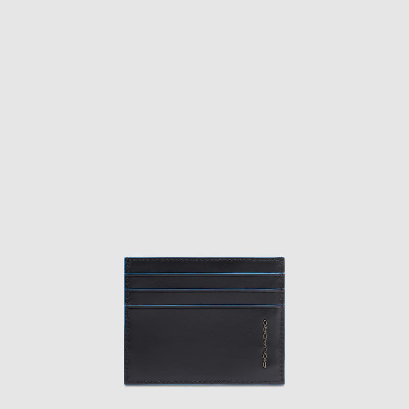 Leather men's slim credit card holder