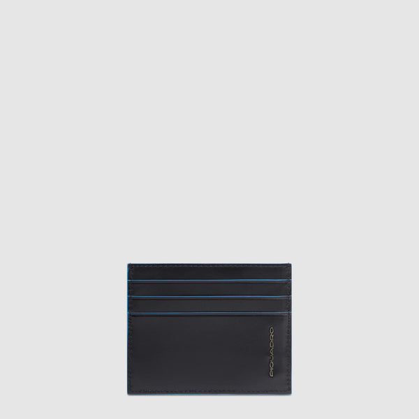 Leather men's slim credit card holder