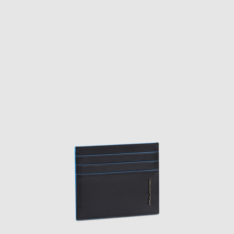 Leather men's slim credit card holder