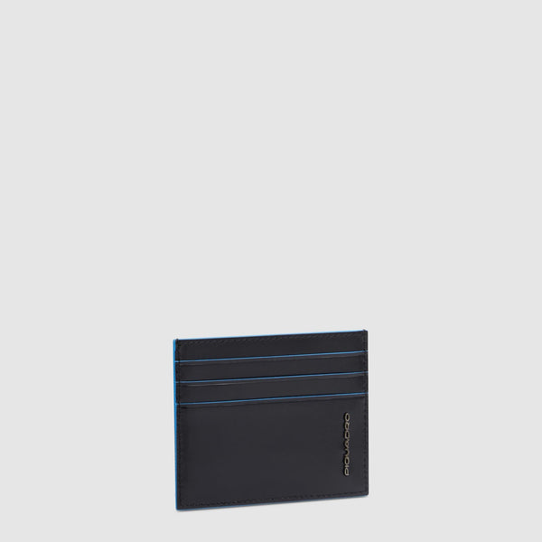 Leather men's slim credit card holder