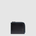 Leather Card Holder with 4 Slots & RFID Protection